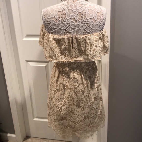 Brand new Altar’d state strapless Lace Dress - Picture 7 of 10